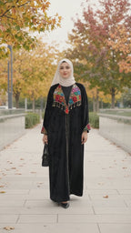 German Velvet Sinawi Cardigan - Code S102